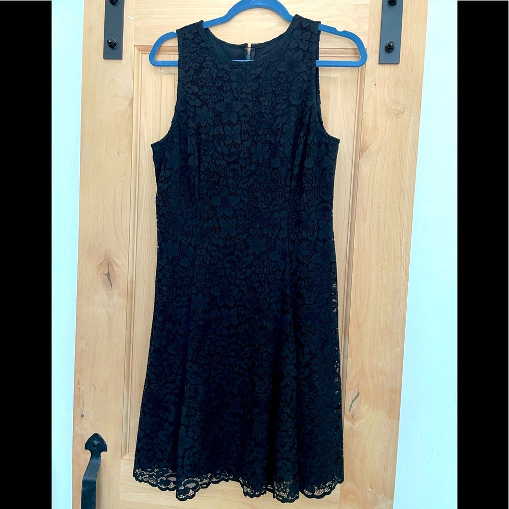 Ann Taylor Laced Black Dress